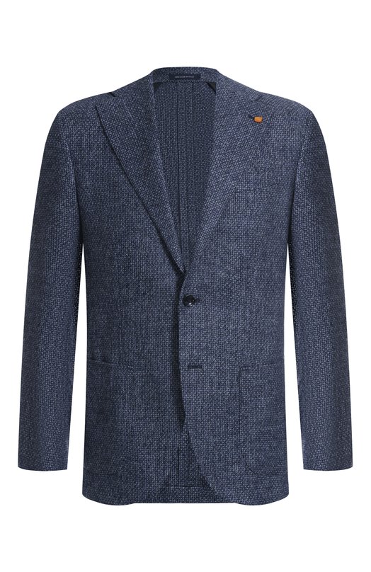 Шерстяной пиджак Sartoria Latorre EF74/UI0297 Синий EF74/UI0297