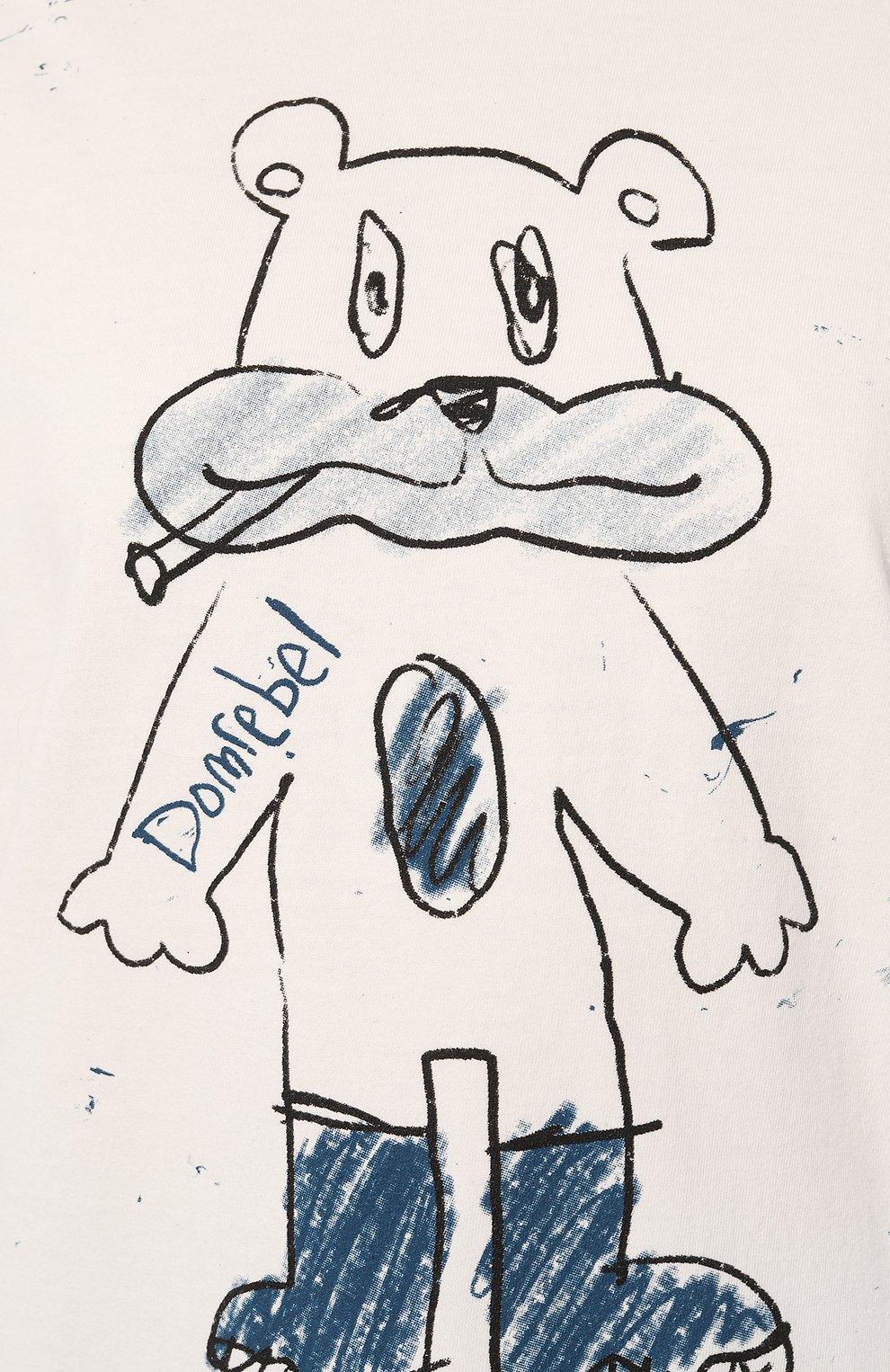 Хлопковая футболка DOMREBEL молочного цвета по цене 15550 руб., арт. WILLY/T-SHIRT, фото 5 Хлопковая футболка DOMREBEL, арт. WILLY/T-SHIRT, фото 5