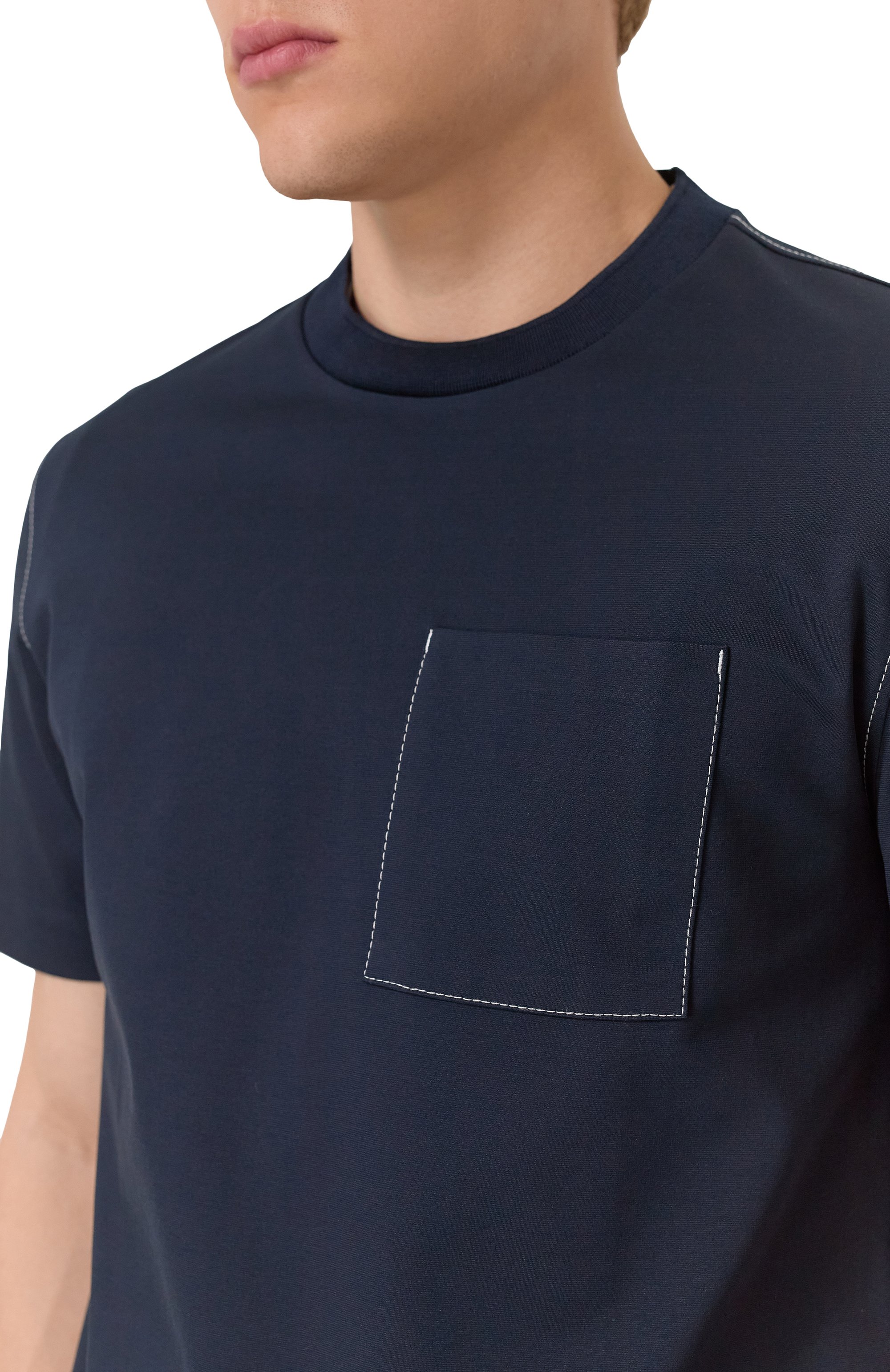 Хлопковая футболка BOSS, арт. 50543405, фото 5