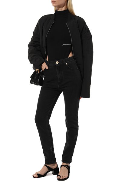 Джинсы BALMAIN черного цвета по цене 74500 руб., арт. AF1MG006DB67, фото 2 Джинсы BALMAIN, арт. AF1MG006DB67, фото 2