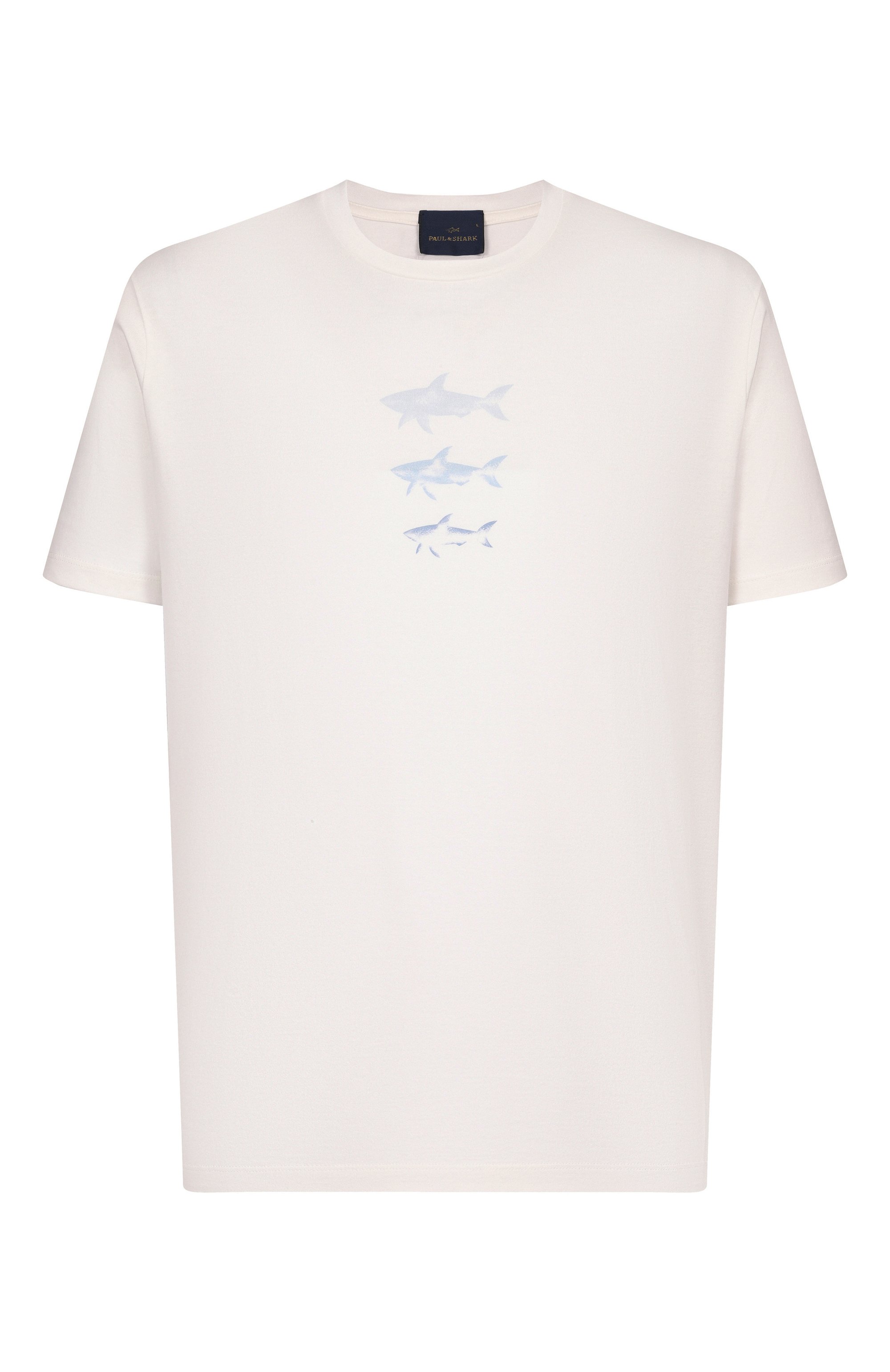 Хлопковая футболка PAUL&SHARK, арт. 26411048_001, фото 1