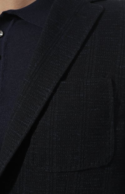 Пиджак из хлопка и льна CANALI, арт. J0147/JJ02702, фото 5