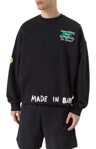 Хлопковый свитшот BARROW, арт. S5BWMASW059, фото 3