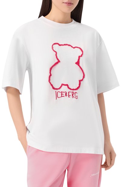 Хлопковая футболка ICEBERG, арт. F5B2/6327, фото 3
