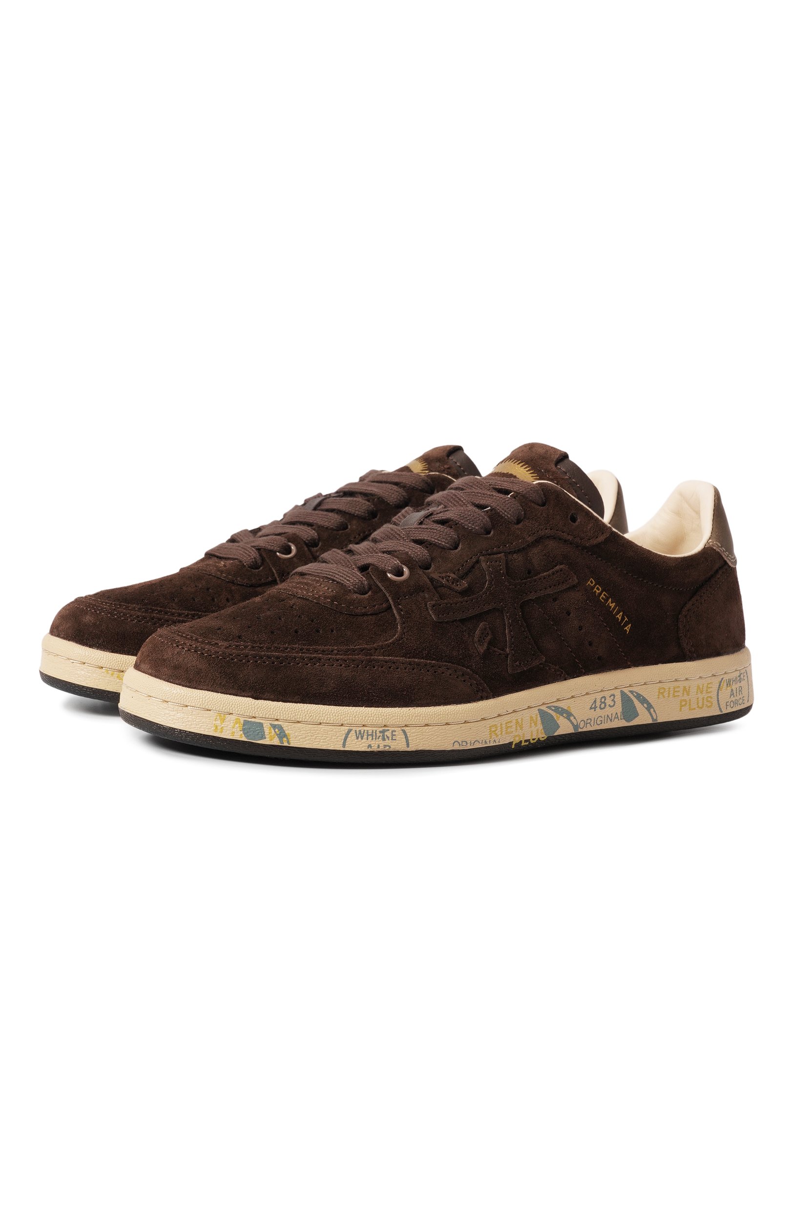 Замшевые кеды bskt clay-d PREMIATA, арт. BSKTCLAD/VAR 8446, фото 1