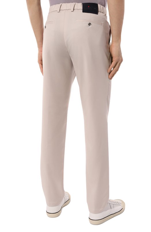 Шерстяные брюки Kiton UFPPEK01024 Бежевый  UFPPEK01024 Фото 4