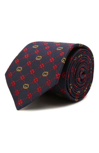 Мужской шелковый галстук GUCCI, арт. 658242/4E002