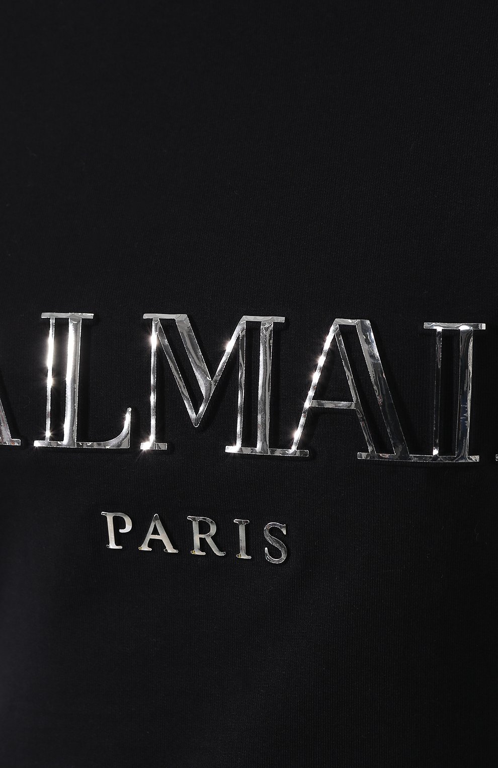 Хлопковый пуловер BALMAIN черного цвета по цене 54000 руб., арт. RF13710/M064, фото 5 Хлопковый пуловер BALMAIN, арт. RF13710/M064, фото 5