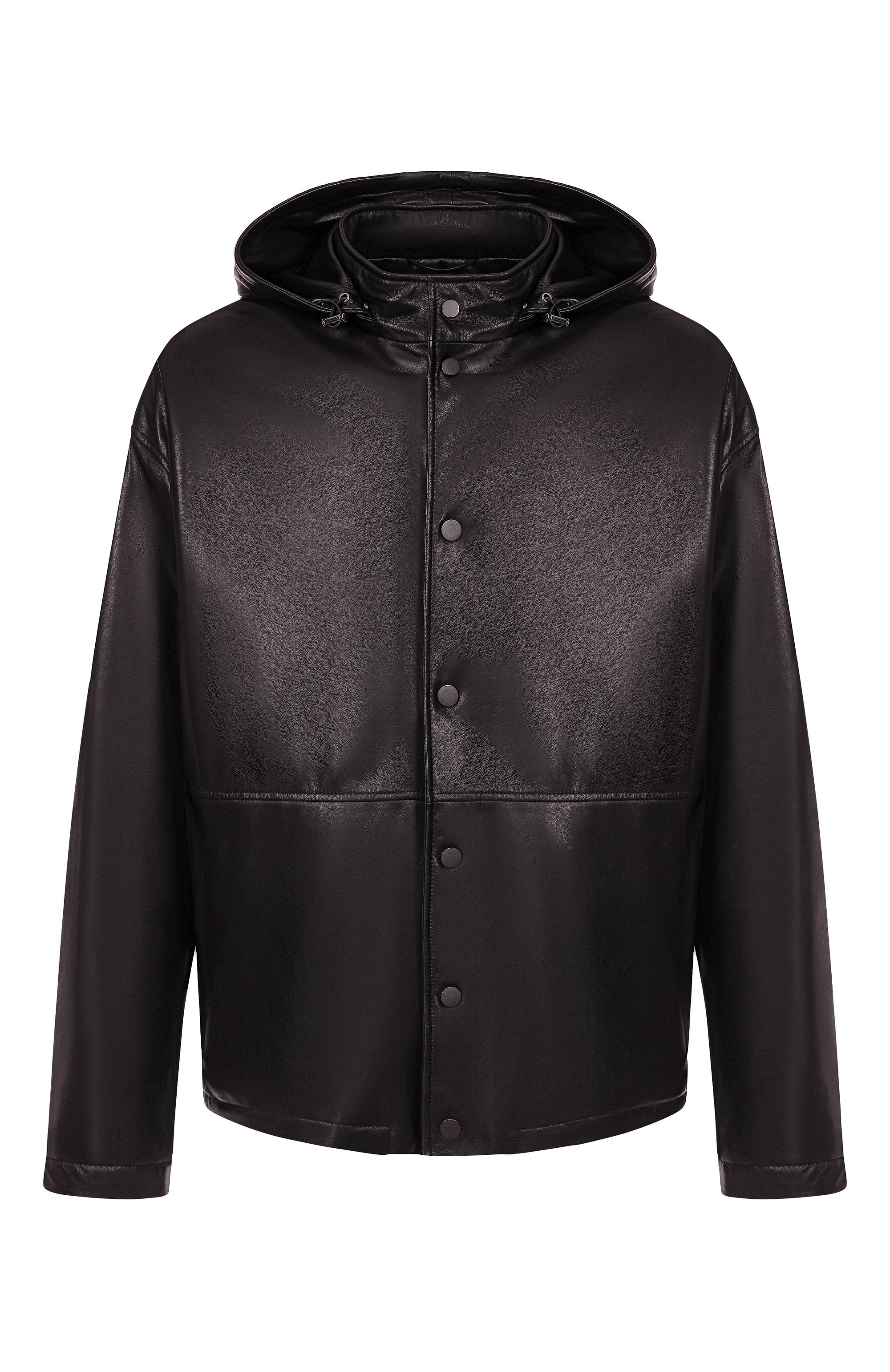 Кожаная куртка MVST черного цвета по цене 445500 руб., арт. M25.1PM.B004/CREAM NAPPA, фото 1 Кожаная куртка MVST, арт. M25.1PM.B004/CREAM NAPPA, фото 1