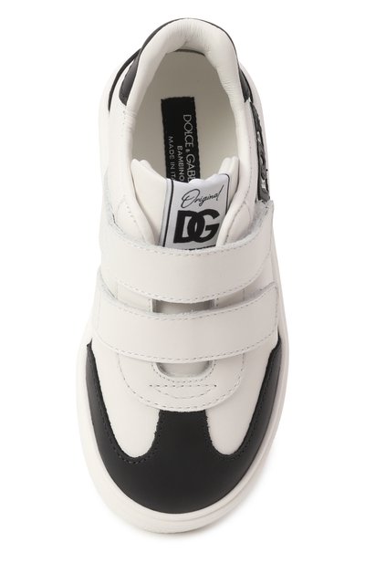 Кожаные кеды dg original DOLCE & GABBANA, арт. DN0205/A1048/24-28, фото 4
