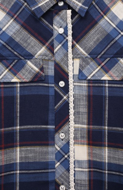 Хлопковая рубашка MONNALISA, арт. 49D301, фото 3