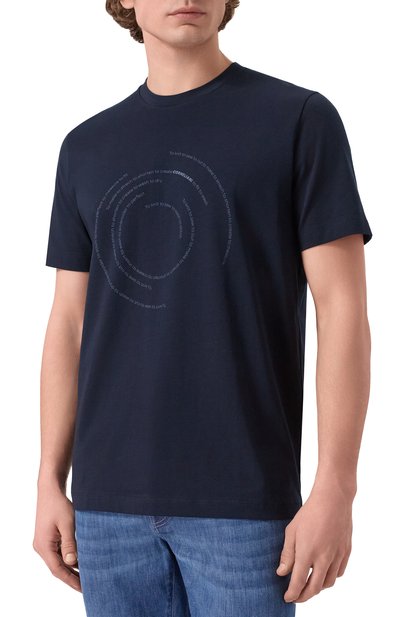 Хлопковая футболка CORNELIANI, арт. 27G588/2725036, фото 3