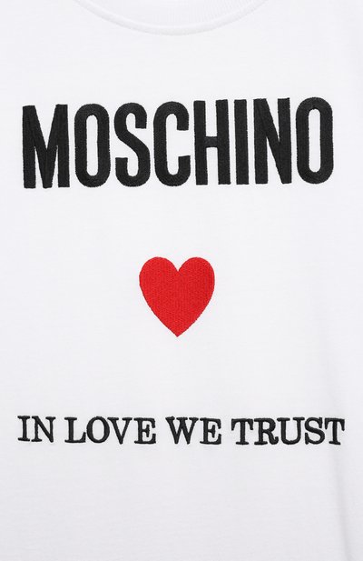 Хлопковое платье MOSCHINO, арт. HDV0EQ/LAA22/10-14, фото 3