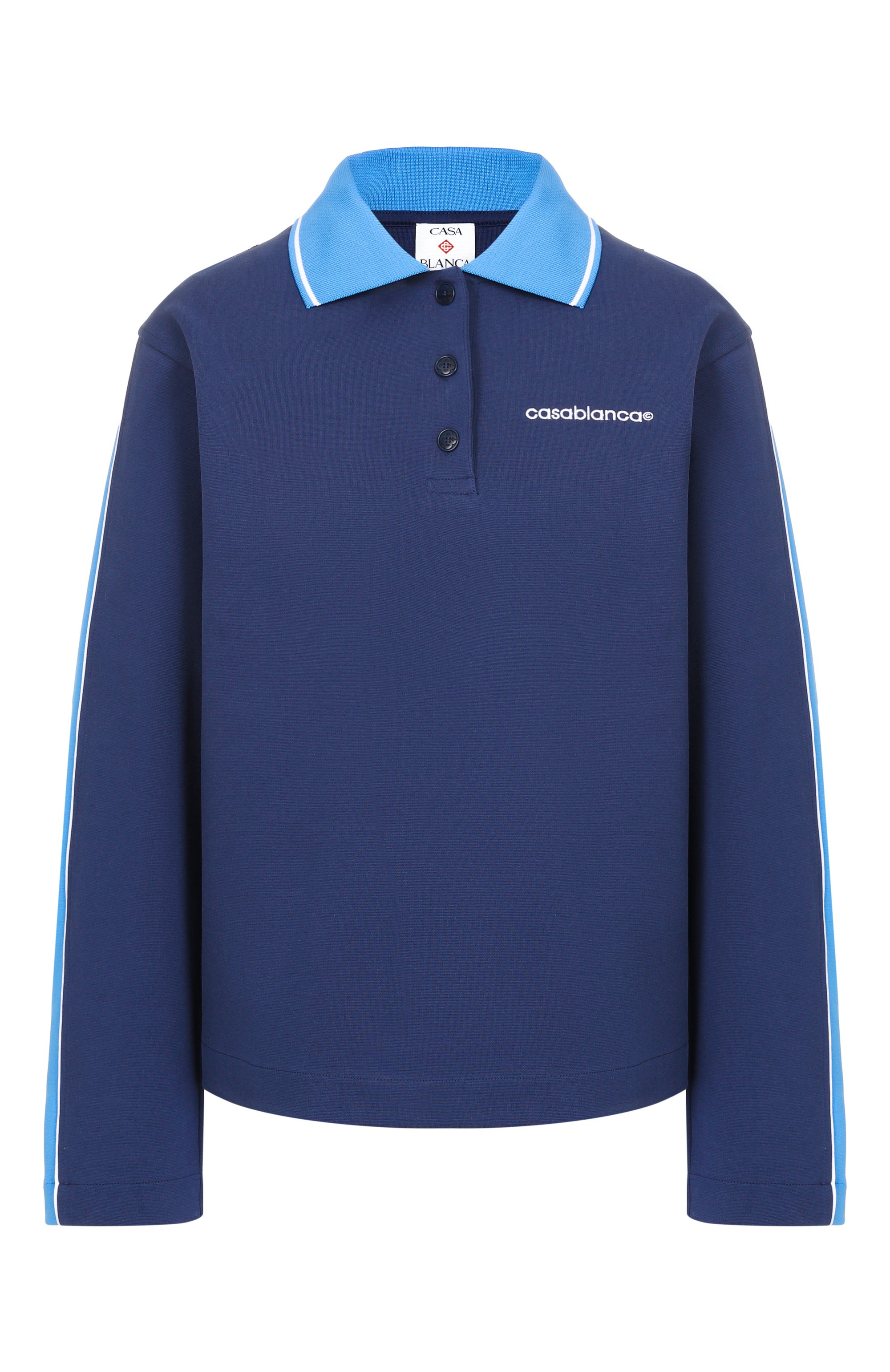 Хлопковое поло CASABLANCA, арт. W-SP26-JTP-462-01, фото 1