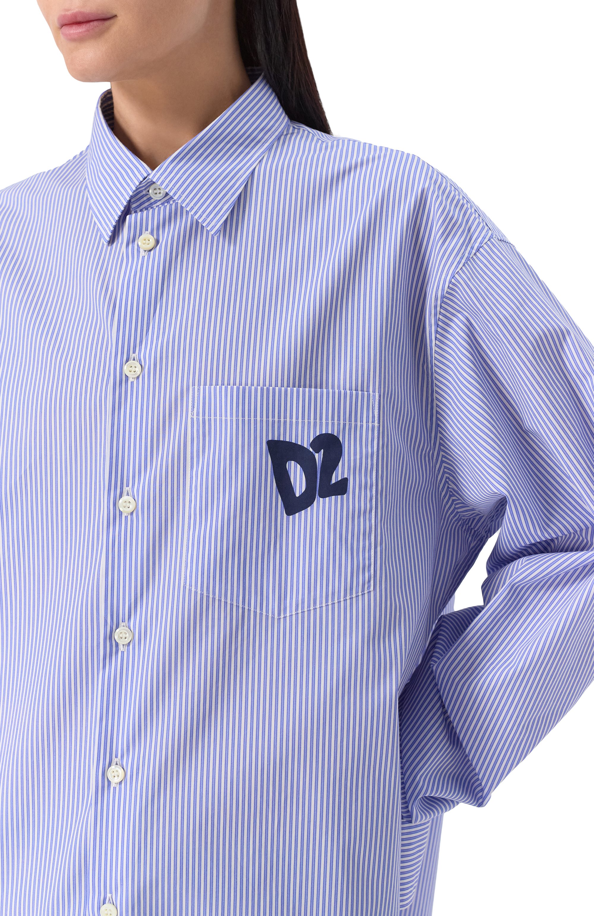 Хлопковая рубашка DSQUARED2, арт. S73DL0280/D35285, фото 5