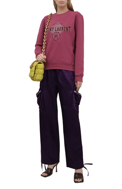 Хлопковый свитшот SAINT LAURENT, арт. 673413/Y36LX, фото 2