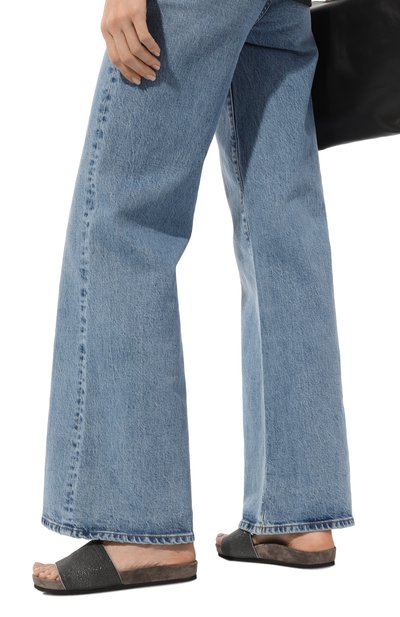 Замшевые шлепанцы BRUNELLO CUCINELLI, арт. MZMIGB1106, фото 3