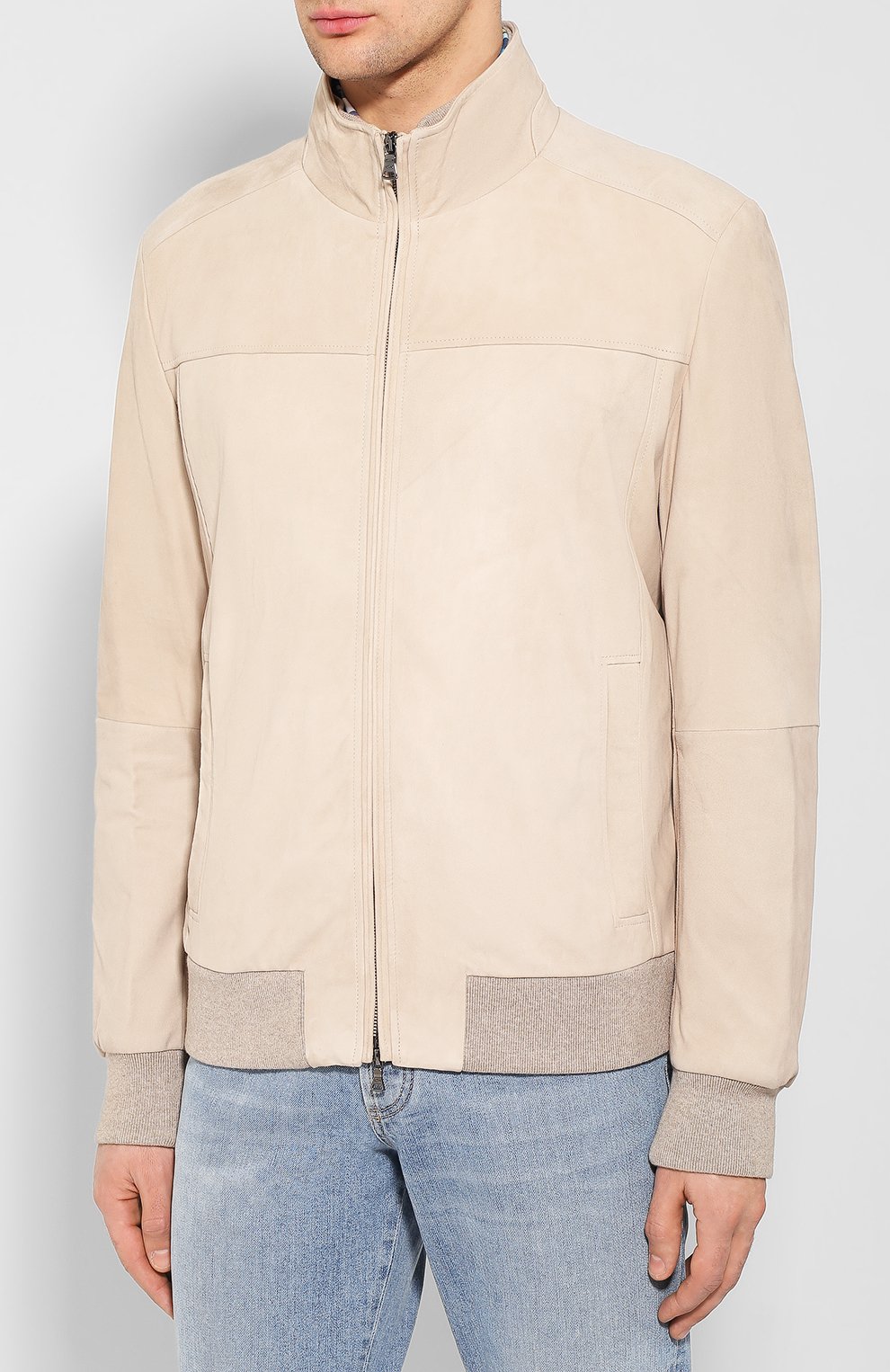 Замшевый бомбер PAUL&SHARK, арт. P20P2493, фото 3