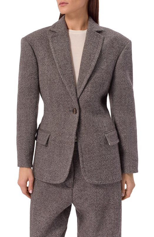 Шерстяной жакет Magda Butrym 112925 Серый  112925 Фото 3