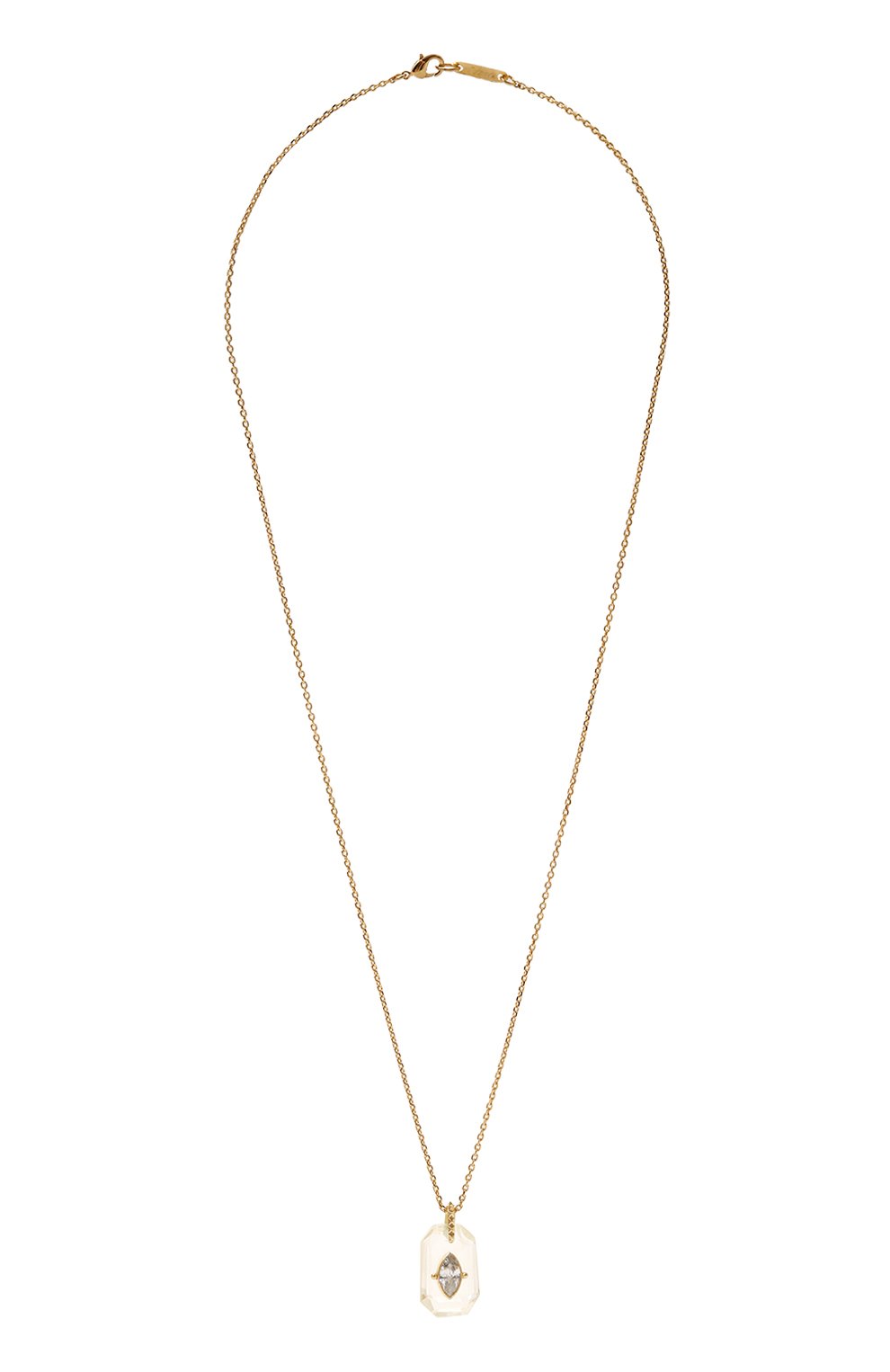 Подвеска на цепочке HANKA_IN золотого цвета по цене 15000 руб., арт. INS-LG47-CRR-CZ-0.5M, фото 1 Подвеска на цепочке HANKA_IN, арт. INS-LG47-CRR-CZ-0.5M, фото 1