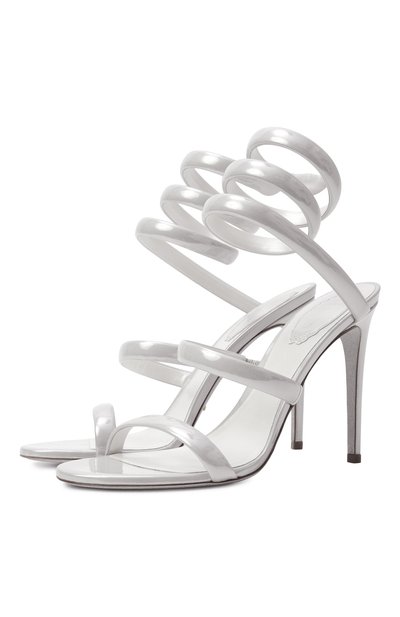 Женские кожаные босоножки cleo 105 RENE CAOVILLA, арт. C11865-105/0001