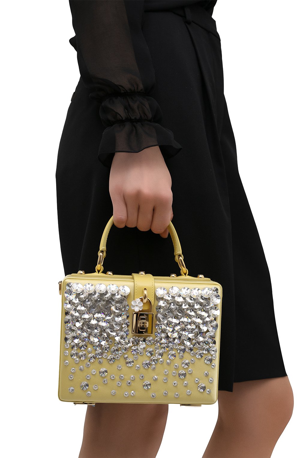 Сумка dolce box DOLCE & GABBANA желтого цвета по цене 333000 руб., арт. BB5970/AW129, фото 2 Сумка dolce box DOLCE & GABBANA, арт. BB5970/AW129, фото 2