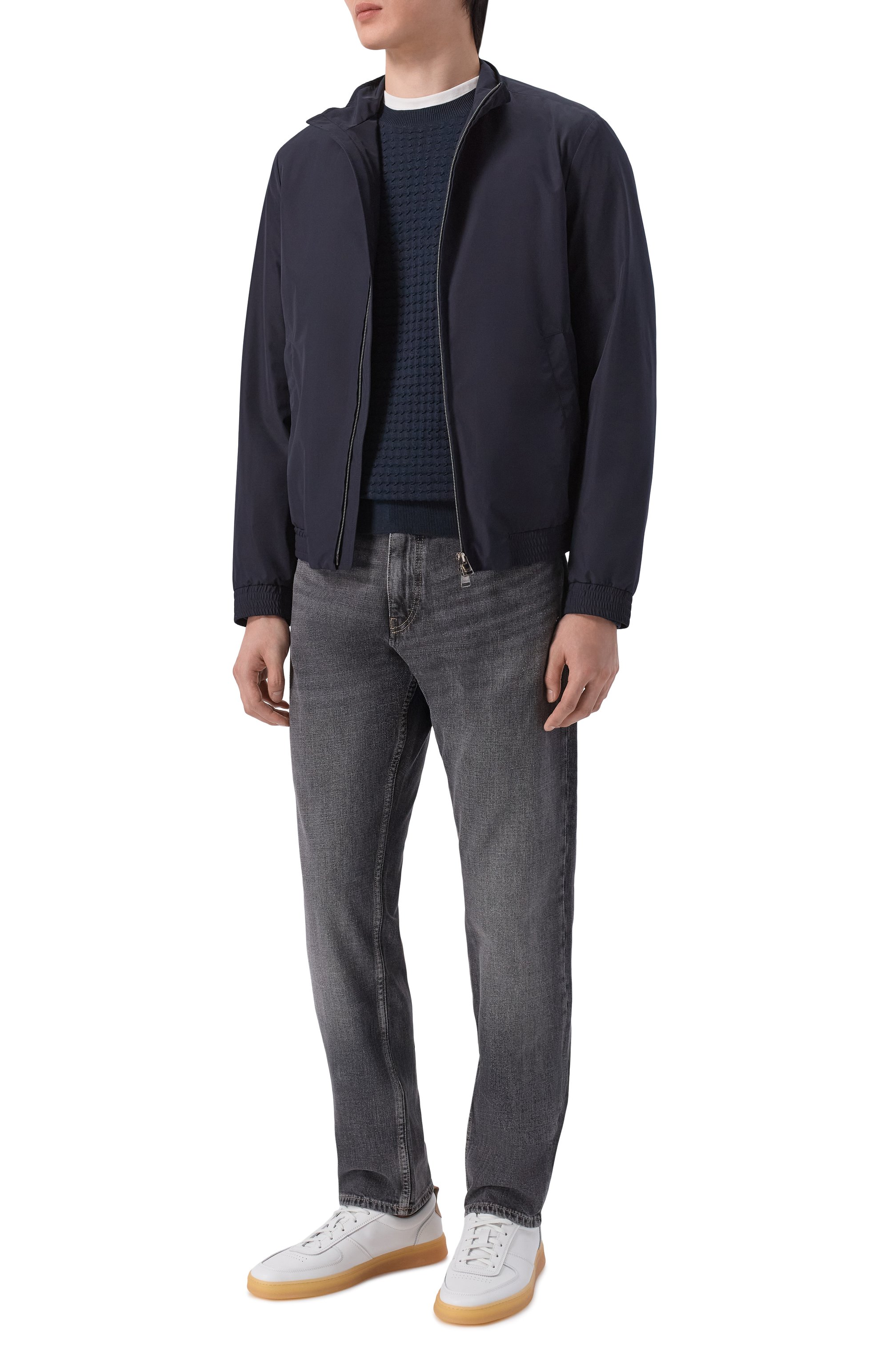 Джинсы delaware BOSS темно-серого цвета по цене 21700 руб., арт. 50557508, фото 2 Джинсы delaware BOSS, арт. 50557508, фото 2