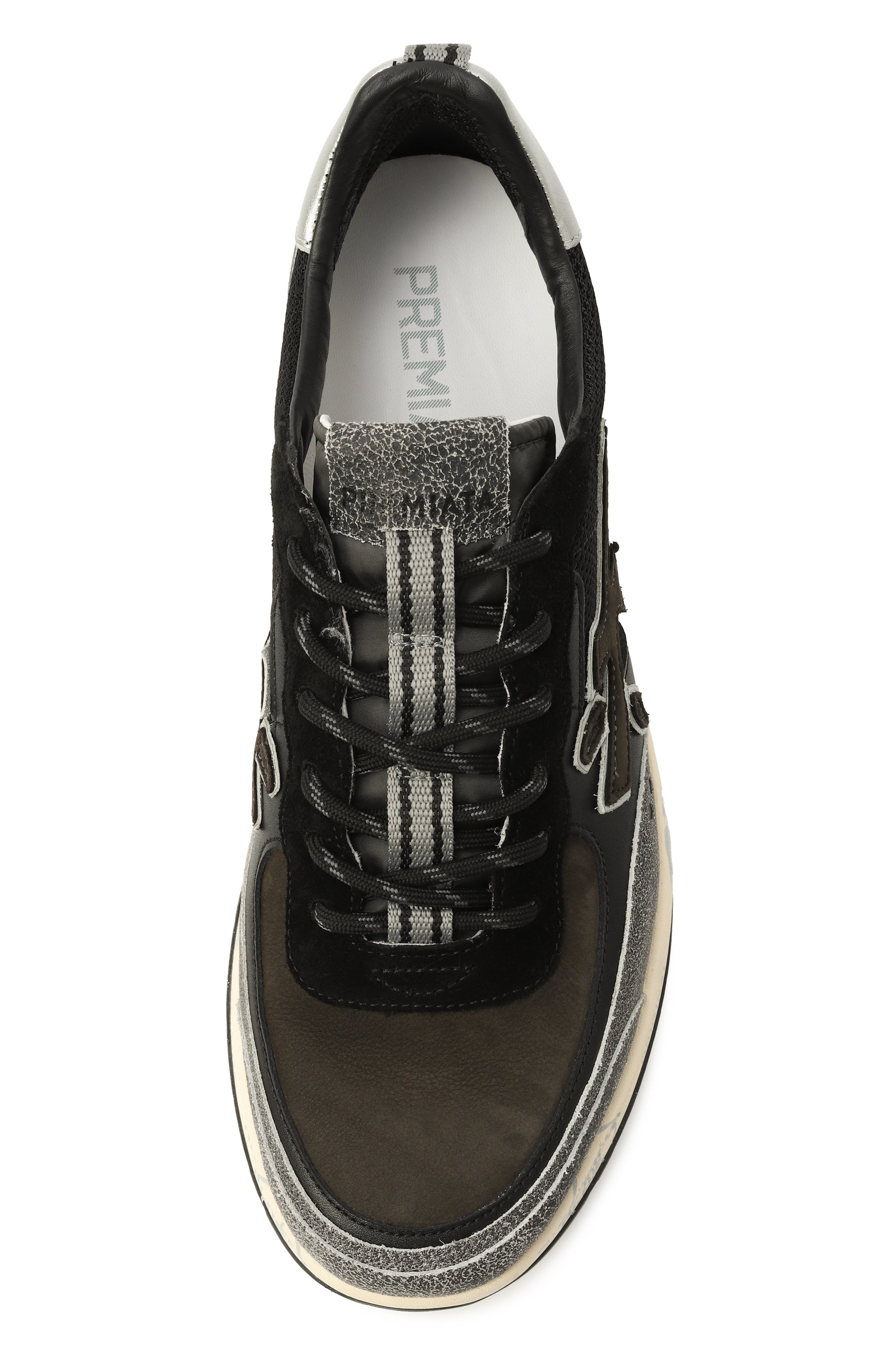 Комбинированные кроссовки nous PREMIATA разноцветного цвета по цене 30500 руб., арт. N0US/VAR 7723, фото 6 Комбинированные кроссовки nous PREMIATA, арт. N0US/VAR 7723, фото 6