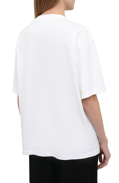 Хлопковая футболка ACNE STUDIOS, арт. CL0085/W, фото 4