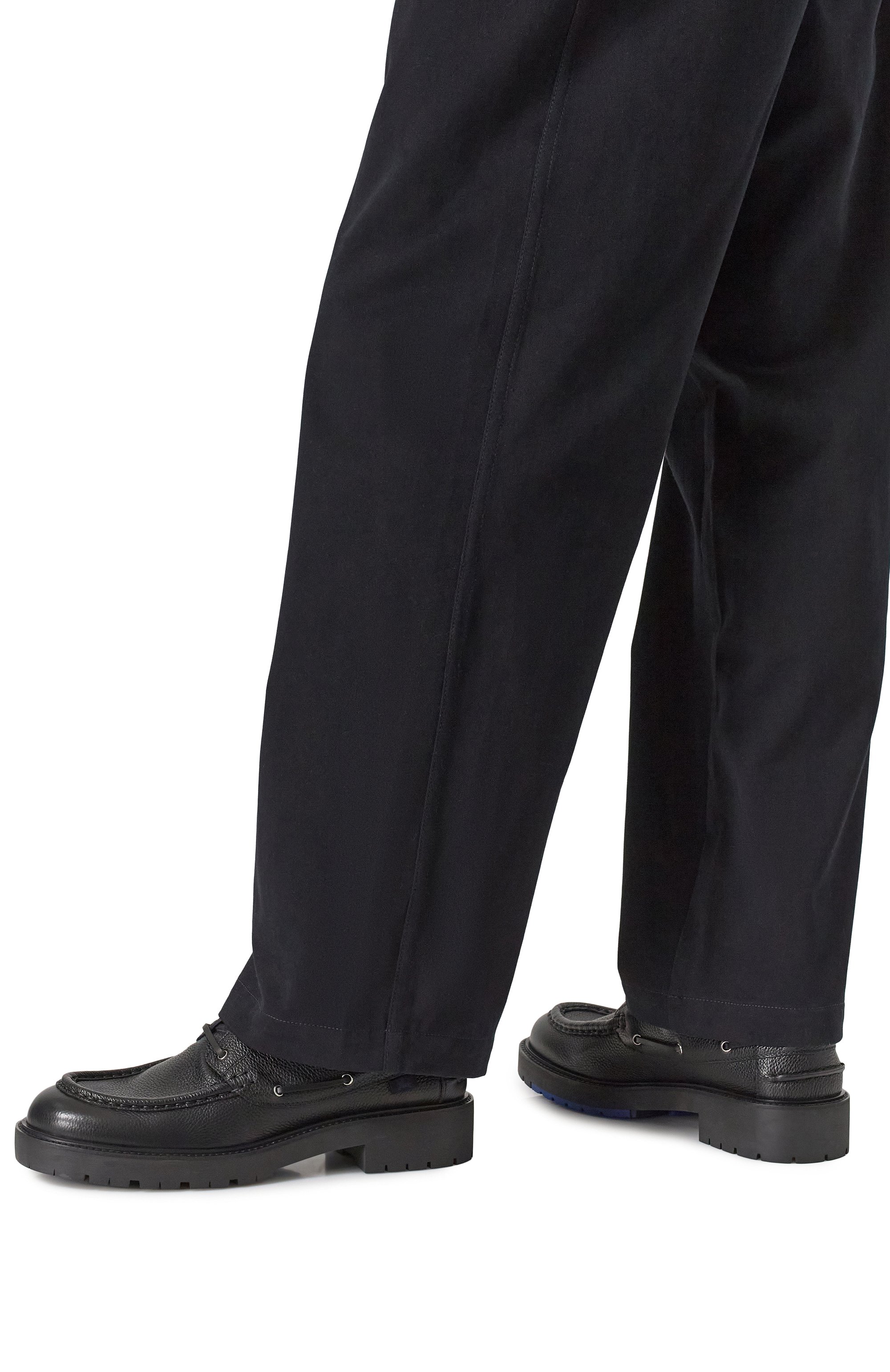 Кожаные топсайдеры raft BURBERRY, арт. 8101539, фото 3