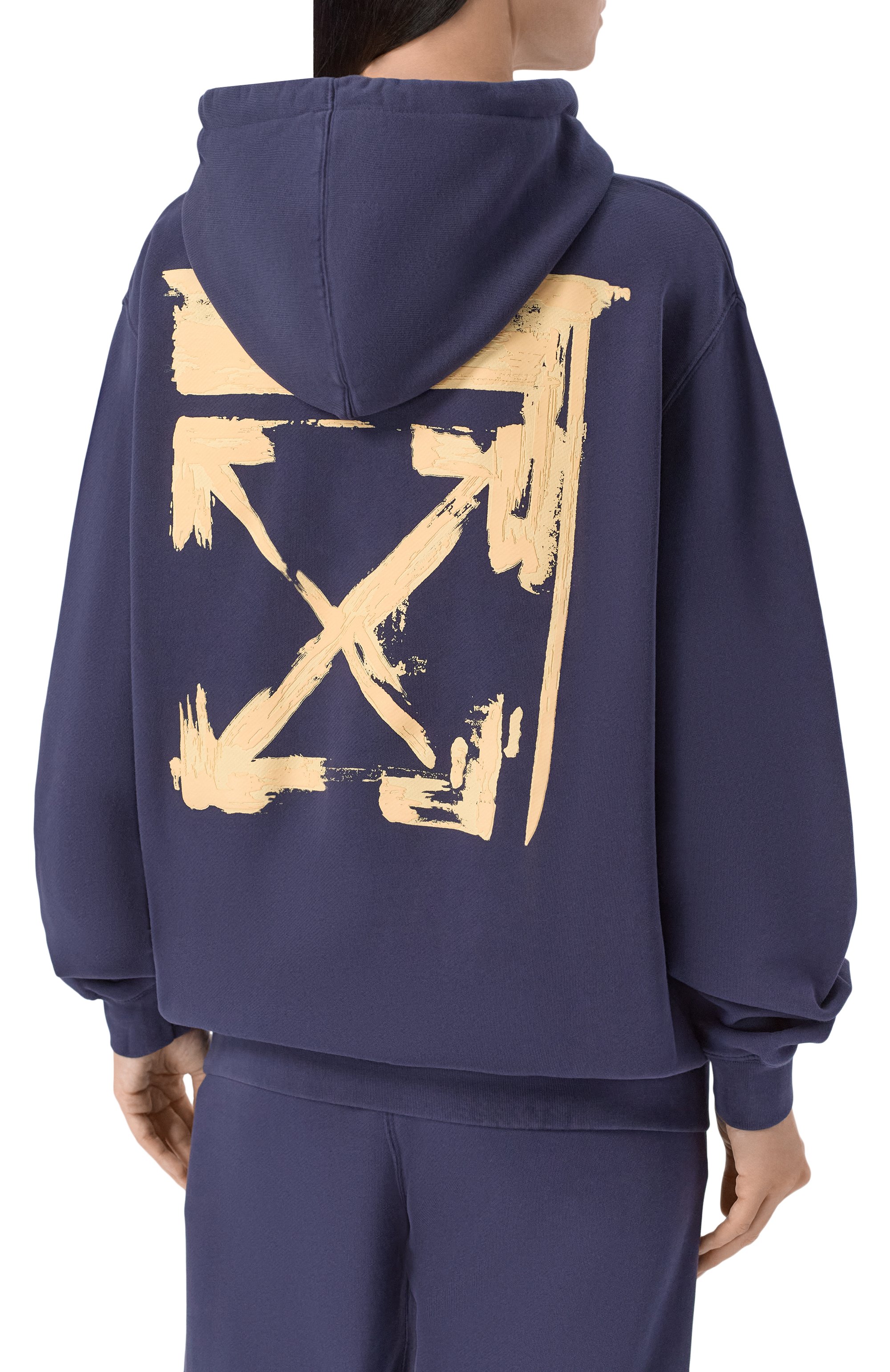 Хлопковое худи OFF-WHITE, арт. 0WBB035F25FLE002, фото 4