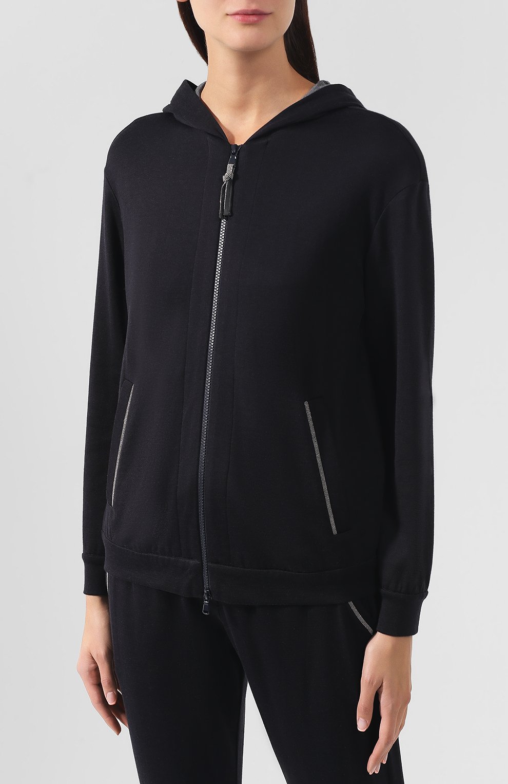 Кардиган из смеси хлопка и шелка BRUNELLO CUCINELLI, арт. MD828SB806, фото 3