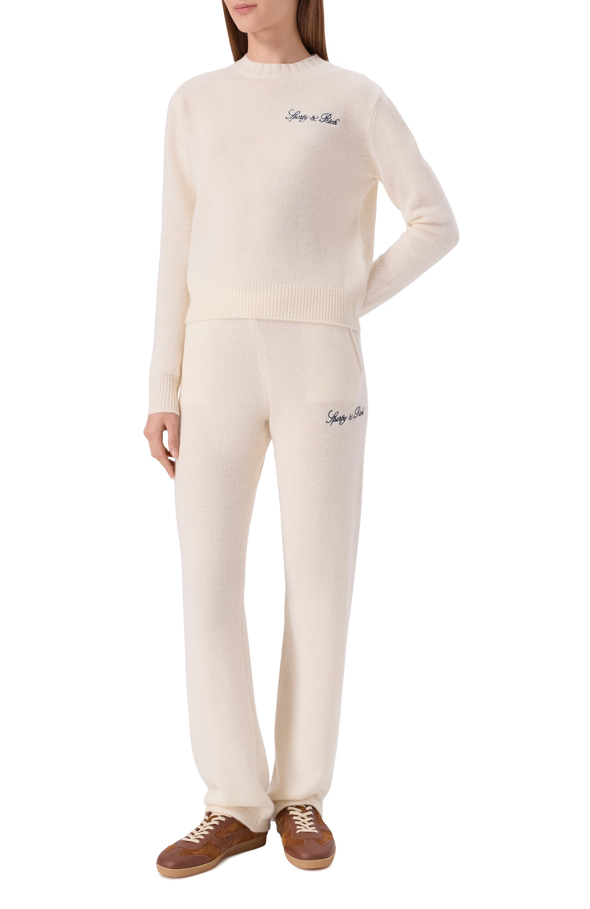 Свитер из кашемира и шерсти SPORTY AND RICH, арт. WS012508232CR01, фото 2