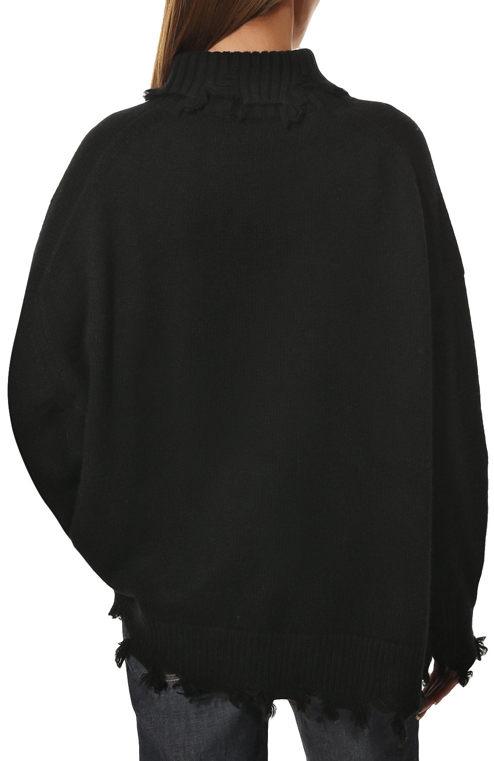 Кашемировый свитер ADDICTED черного цвета по цене 78400 руб., арт. MK890, фото 4 Кашемировый свитер ADDICTED, арт. MK890, фото 4