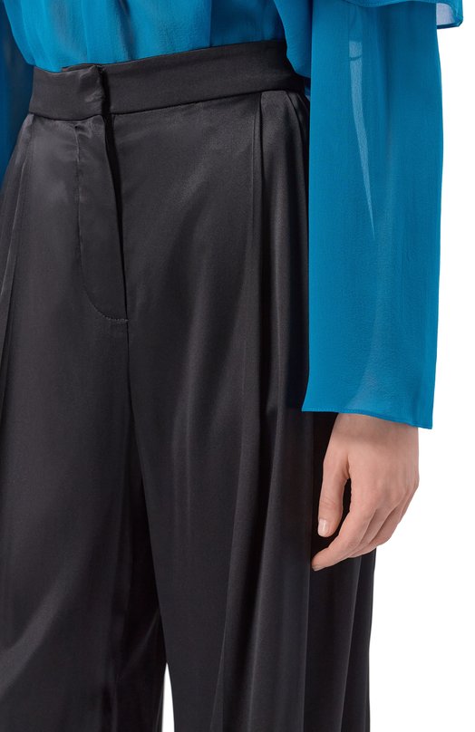 Шелковые брюки Nina Ricci 26PCPA011/SE1415 Чёрный  26PCPA011/SE1415 Фото 5