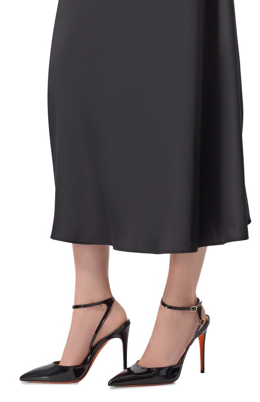 Кожаные туфли Santoni WDSG72266HA2NVHD Чёрный  WDSG72266HA2NVHD Фото 2