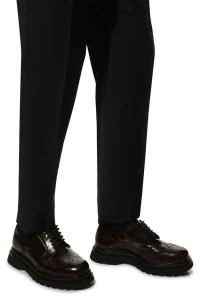 Кожаные дерби PRADA, арт. 2EE307-B4L-F0003, фото 3