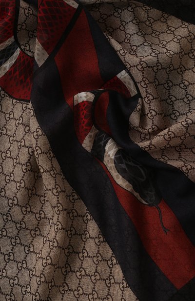 Шерстяной шарф GUCCI, арт. 429733/4G200, фото 2