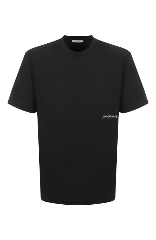 Хлопковая футболка HINNOMINATE HMABM01373 Чёрный HMABM01373