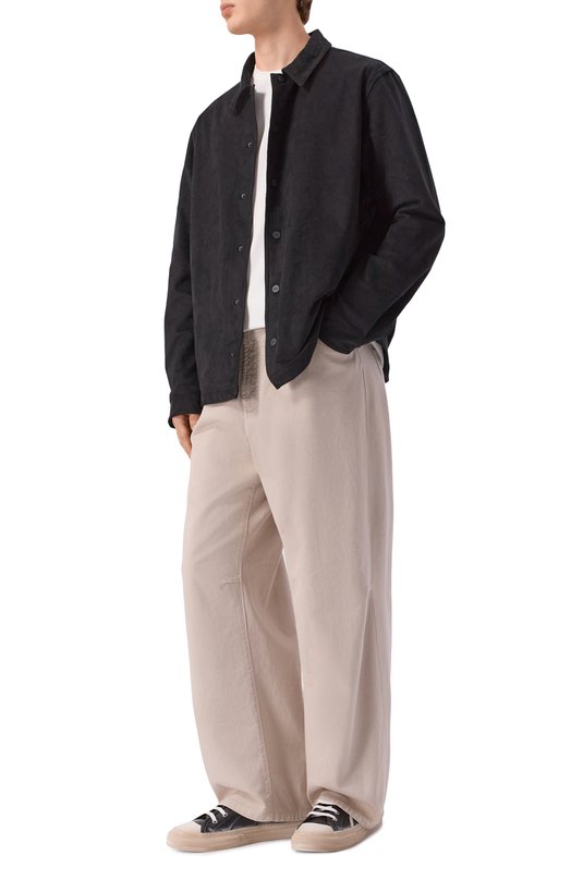 Хлопковые брюки White Sand 26SU93/260 Бежевый  26SU93/260 Фото 2