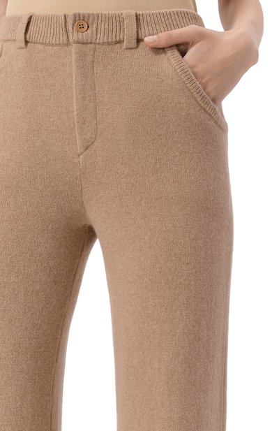 Шерстные брюки AYA MUSE бежевого цвета по цене 79900 руб., арт. AMFW2529, фото 5 Шерстные брюки AYA MUSE, арт. AMFW2529, фото 5