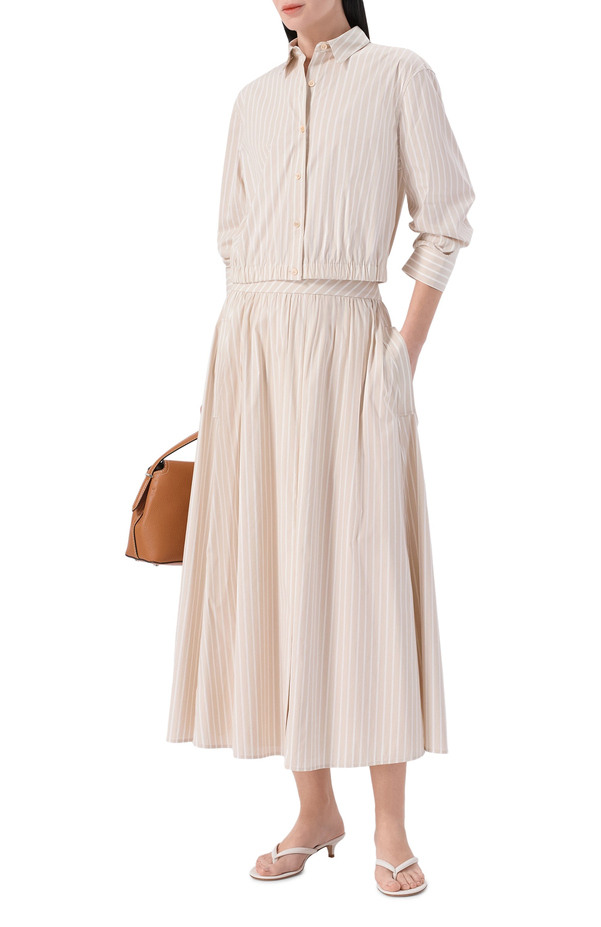 Хлопковая юбка THEORY, арт. Q0204306, фото 2