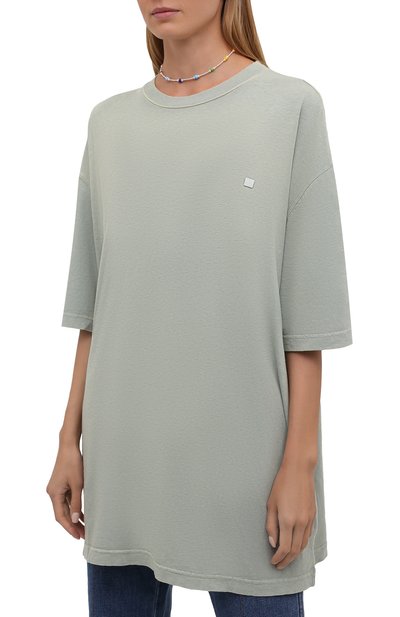 Хлопковая футболка ACNE STUDIOS, арт. CL0105/W, фото 3