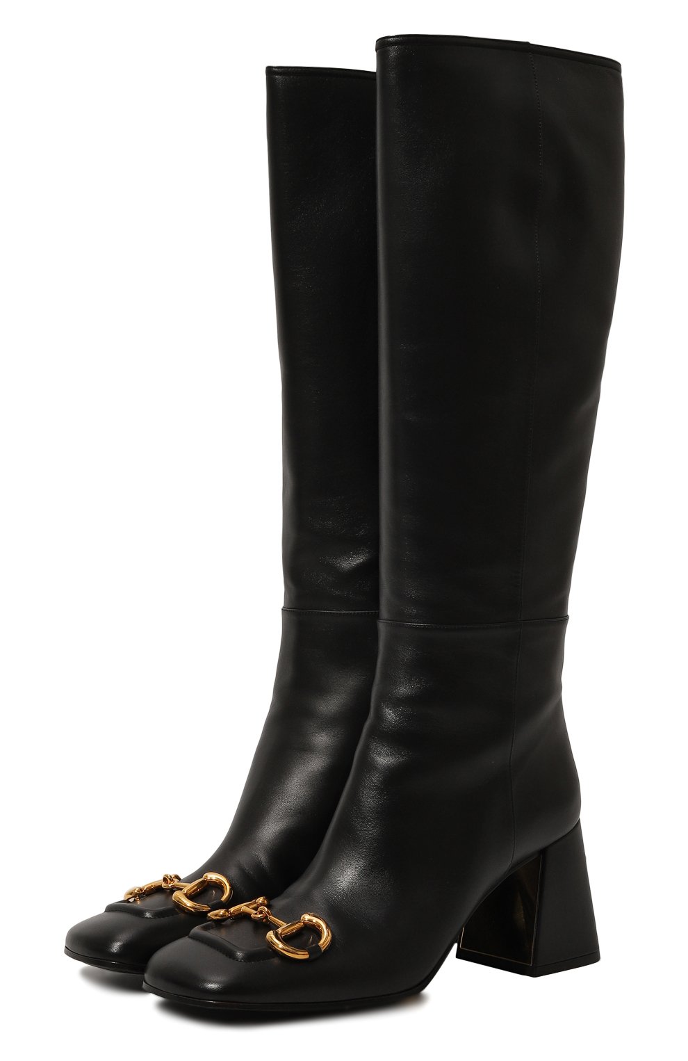 Кожаные сапоги GUCCI, арт. 643889 BKO00, фото 1