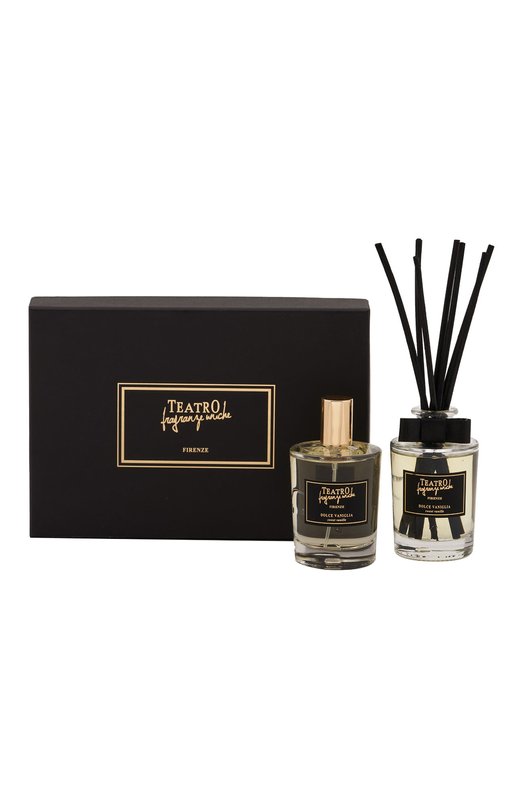 фото Подарочный набор dolce vaniglia collection mini sinfonia диффузор + спрей (100+100ml) teatro