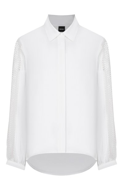 Женская рубашка из лиоцелла и льна BOSS, арт. 50556709