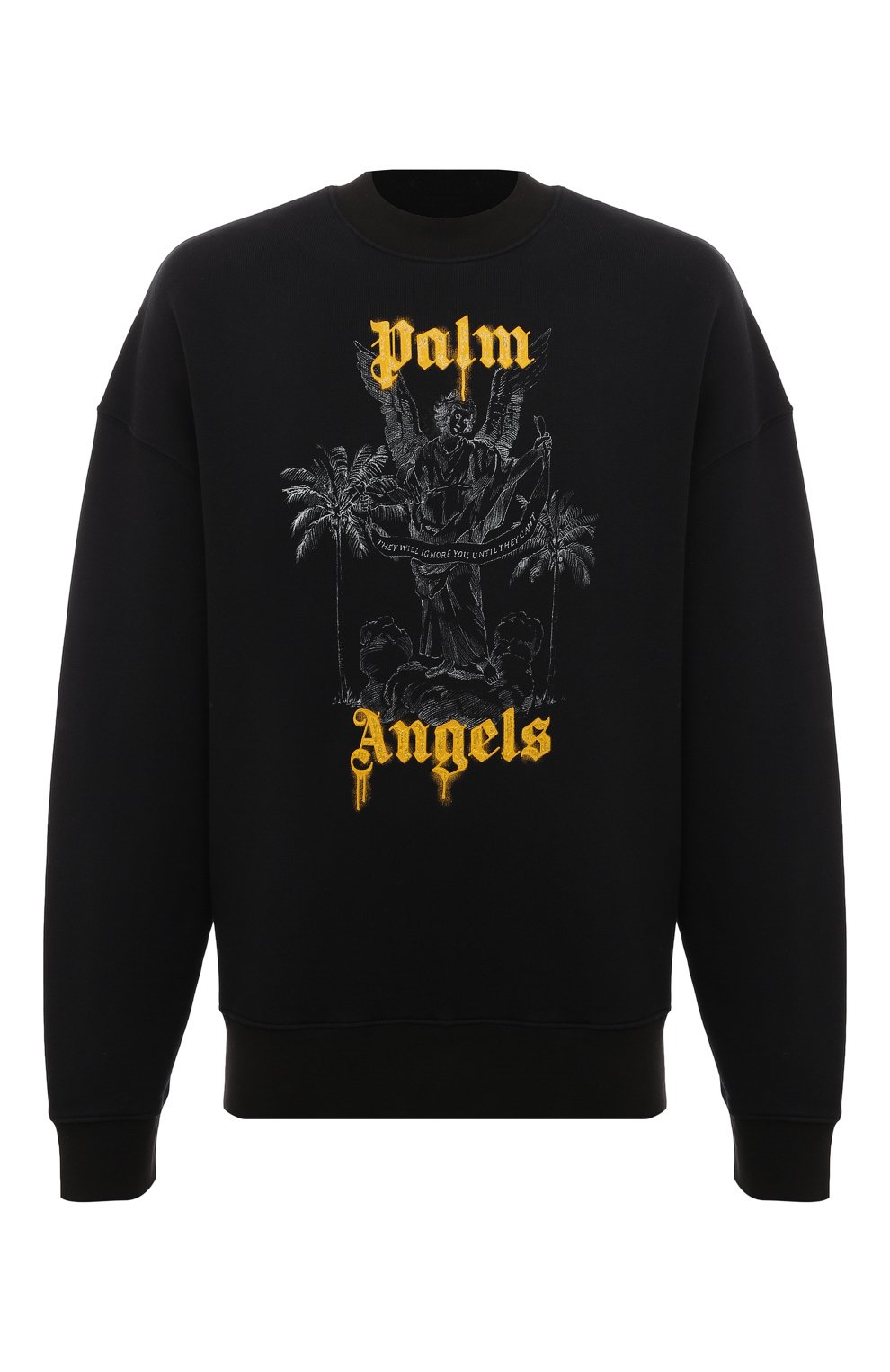 Хлопковый свитшот PALM ANGELS, арт. PMBA026F24FLE006, фото 1