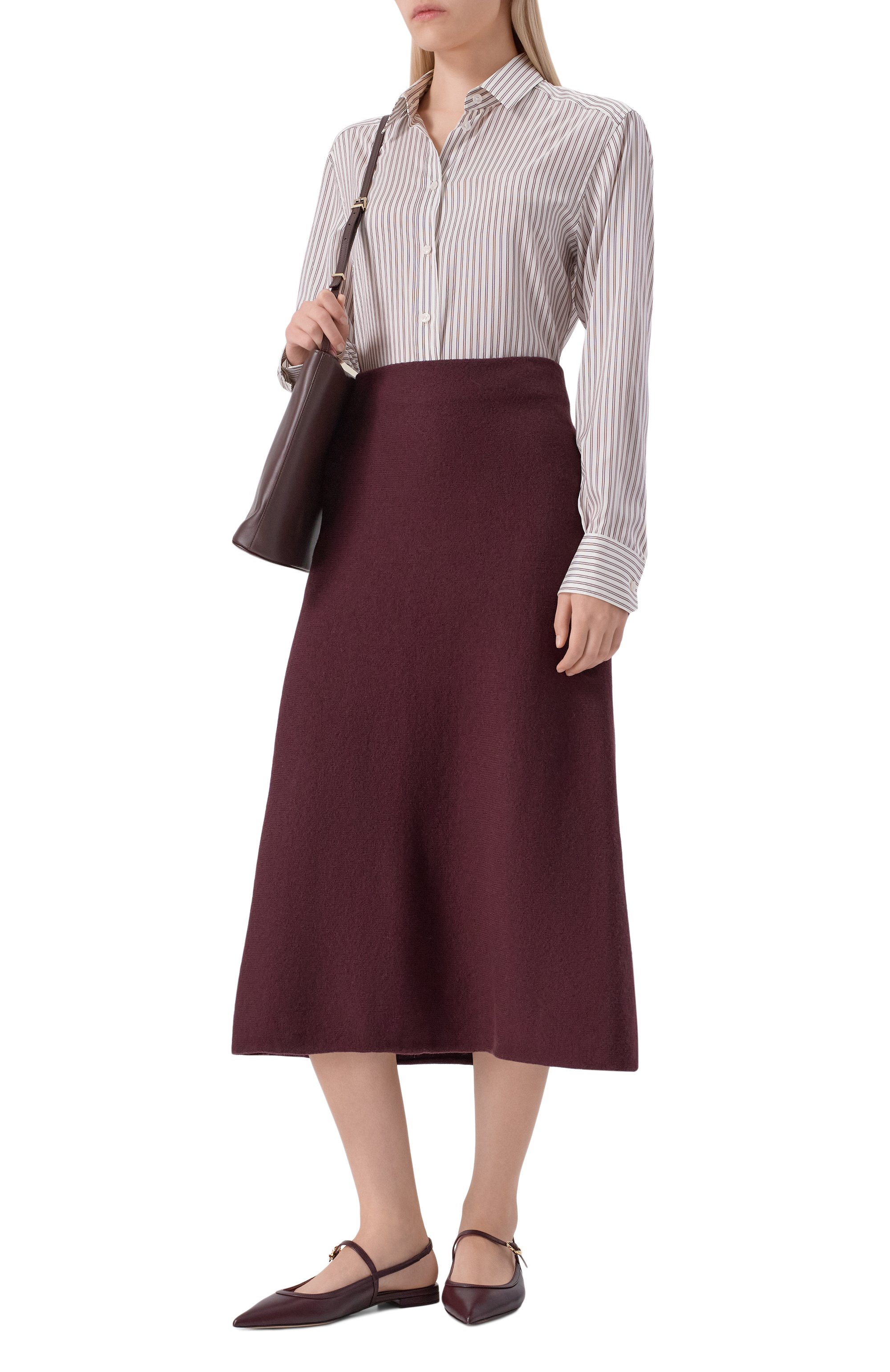 Кожаные балетки mary jane GIANVITO ROSSI, арт. G95594.05RIC.VITB0UR, фото 3