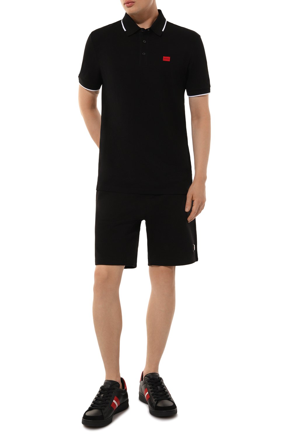 Хлопковое поло HUGO, арт. 50490775, фото 2