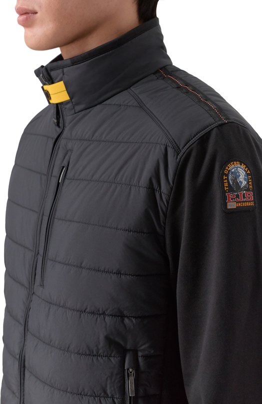Утепленный бомбер Parajumpers 26SM-PM HYF P02 Чёрный  26SM-PM HYF P02 Фото 5
